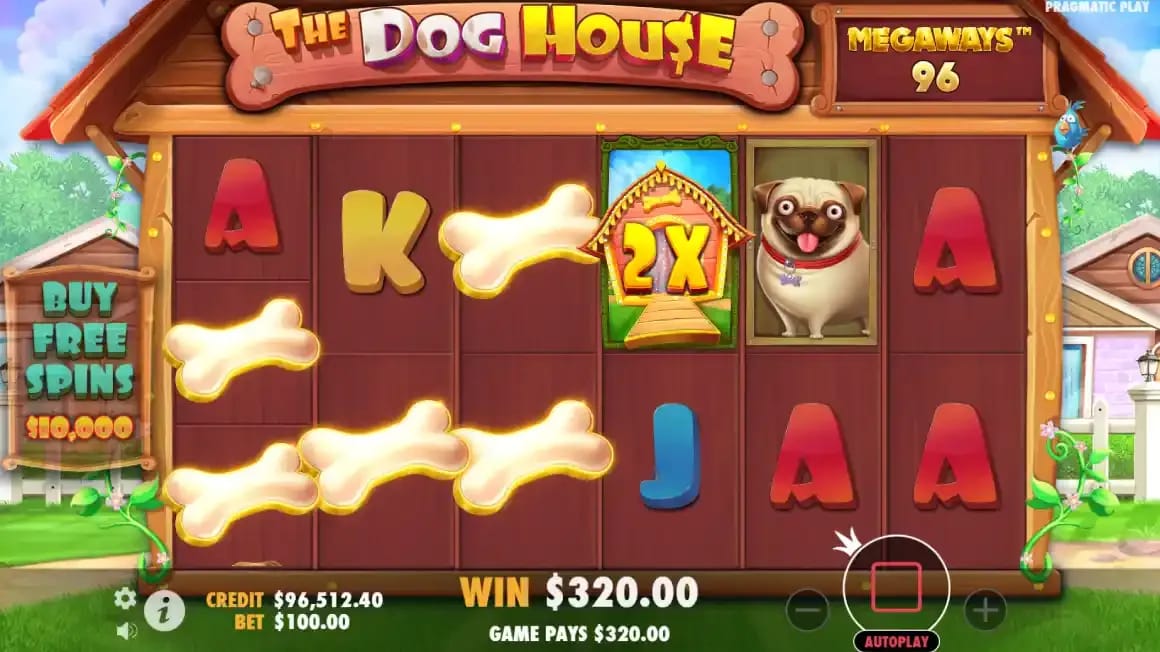 Gambling review site - The Dog House Megaways